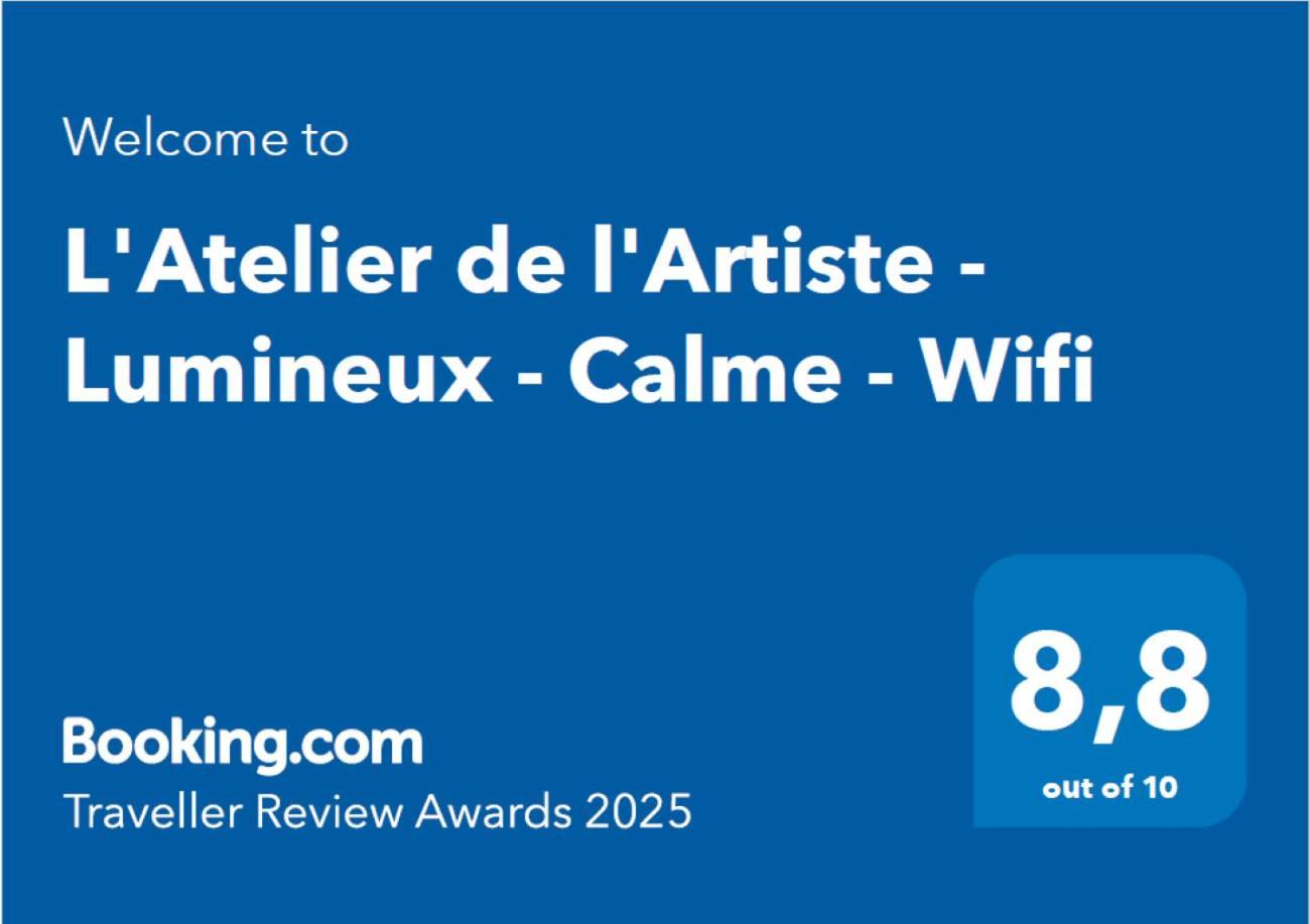 L'Atelier De L'Artiste - Lumineux - Calme - Wifi Douai Exterior foto